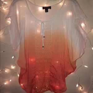 Orang Ombré Blouse